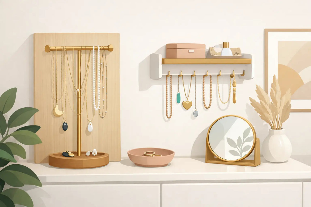 Necklace Holder for Small Spaces That Looks Beautiful