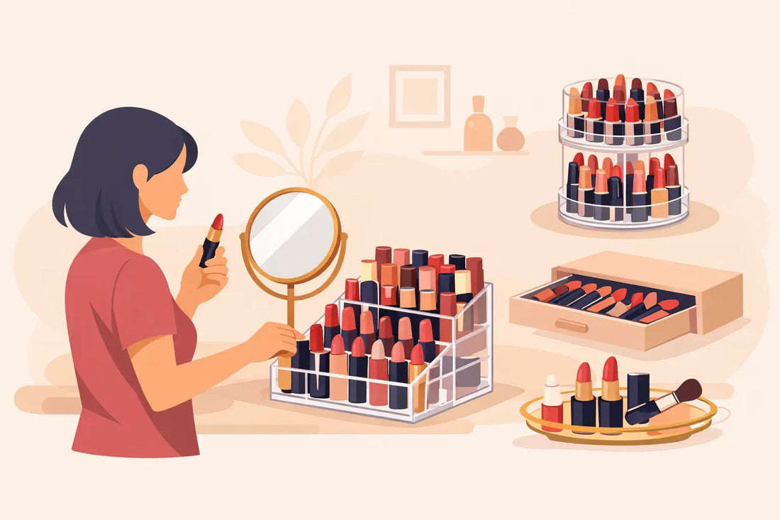 How to Organize Lipstick Collection at Home