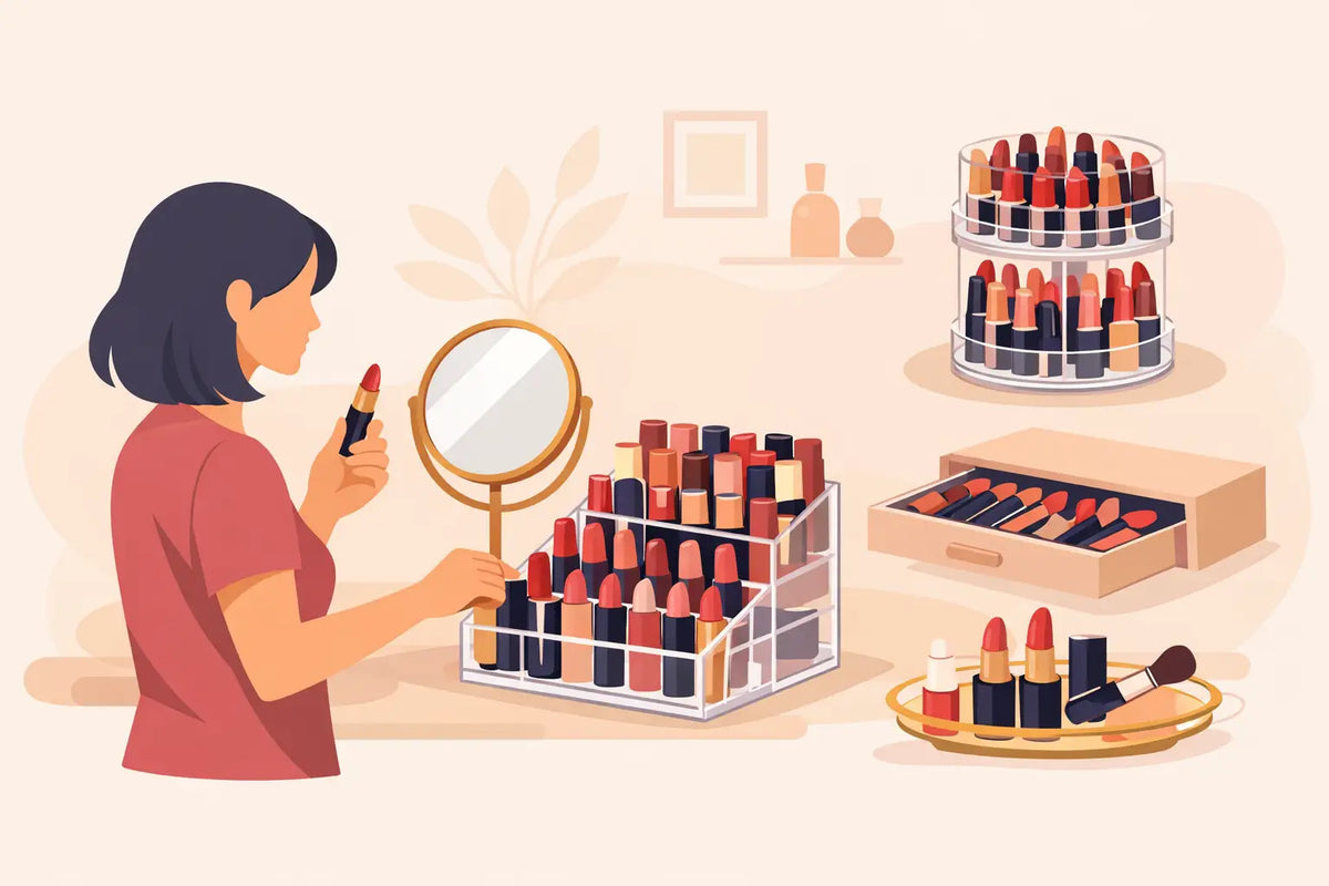 How to Organize Lipstick Collection at Home