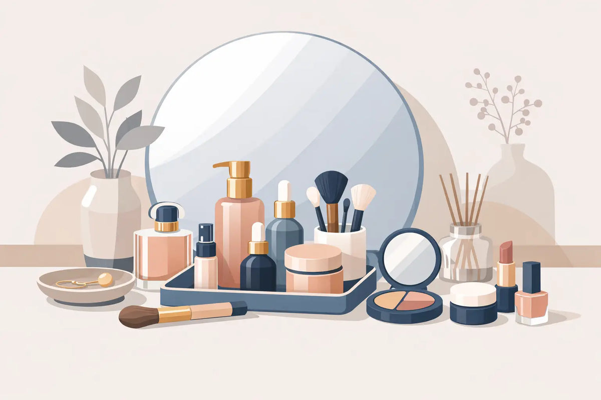 How to Arrange Vanity Essentials in Style