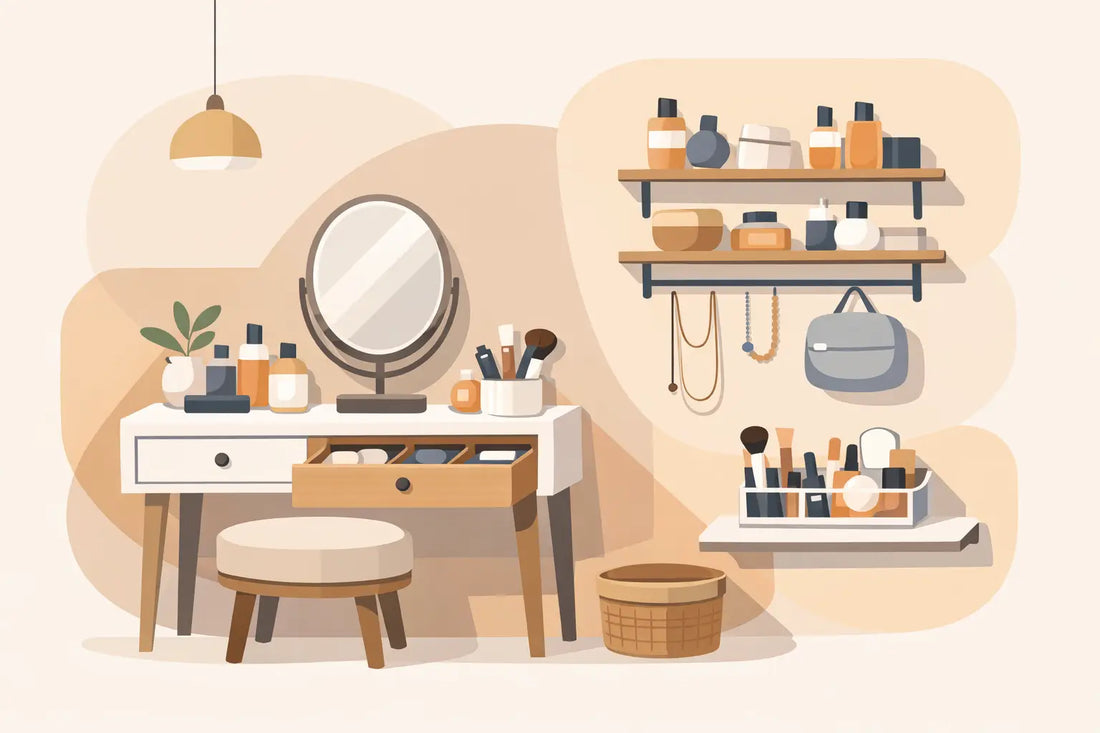 How to Organize Small Vanity Spaces Well
