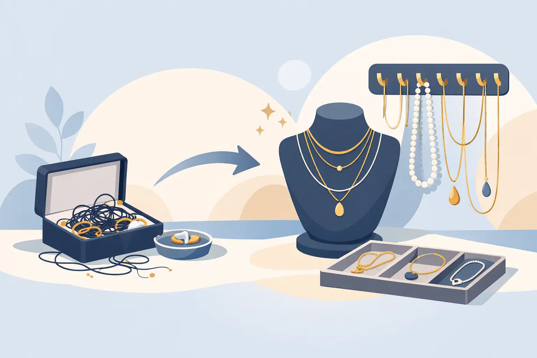 How to Store Necklaces Tangle Free