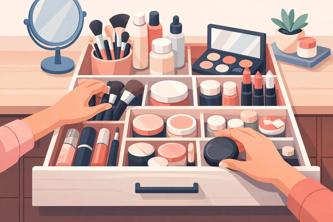 How to Organize Makeup Drawers That Stay Tidy
