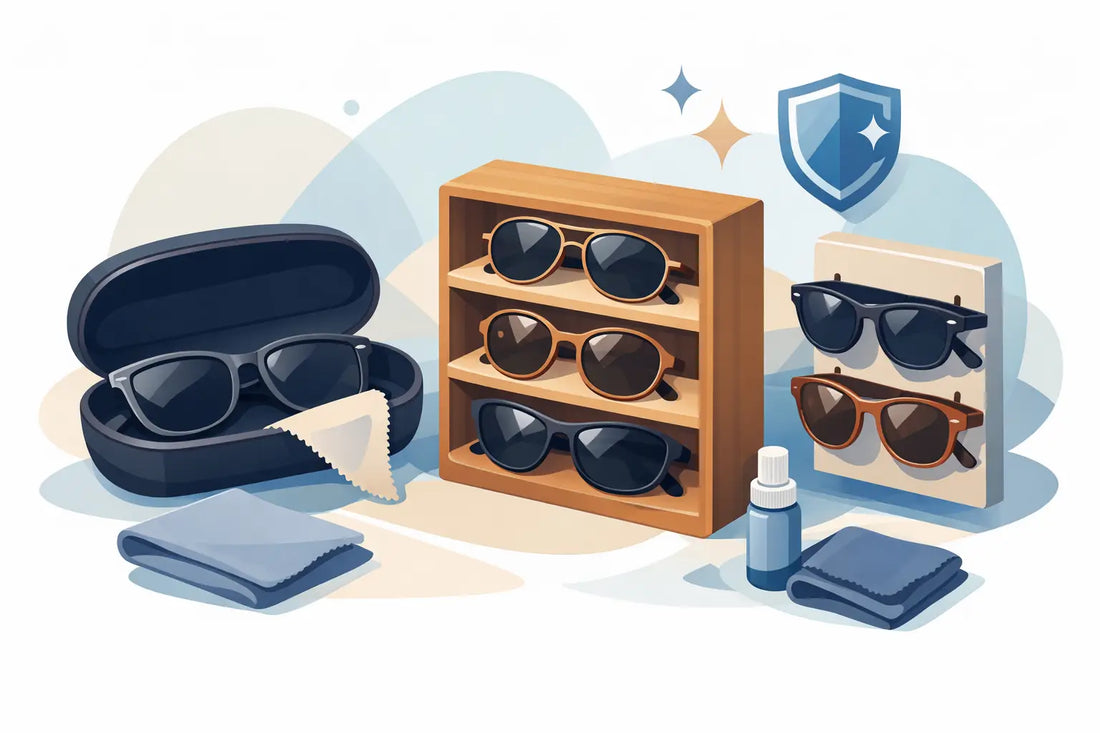 How to Store Sunglasses Safely Without Scratches