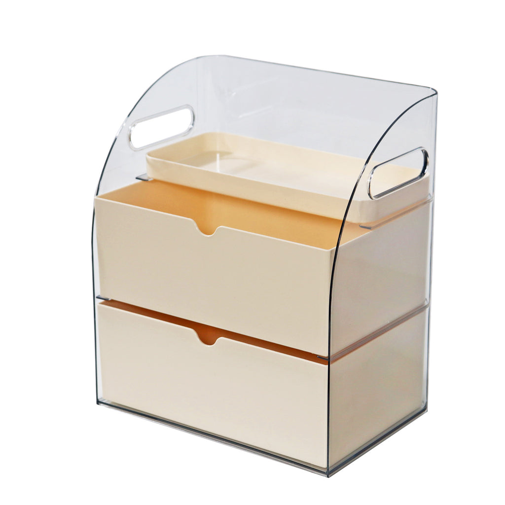 Shopclassyshop Cosmetics storage box desktop dustproof skincare vanity organizer lipstick home acrylic