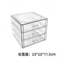 Shopclassyshop Stackable Desktop cosmetic storage box lipstick Organizer dust-proof drawer-style storage makeup box