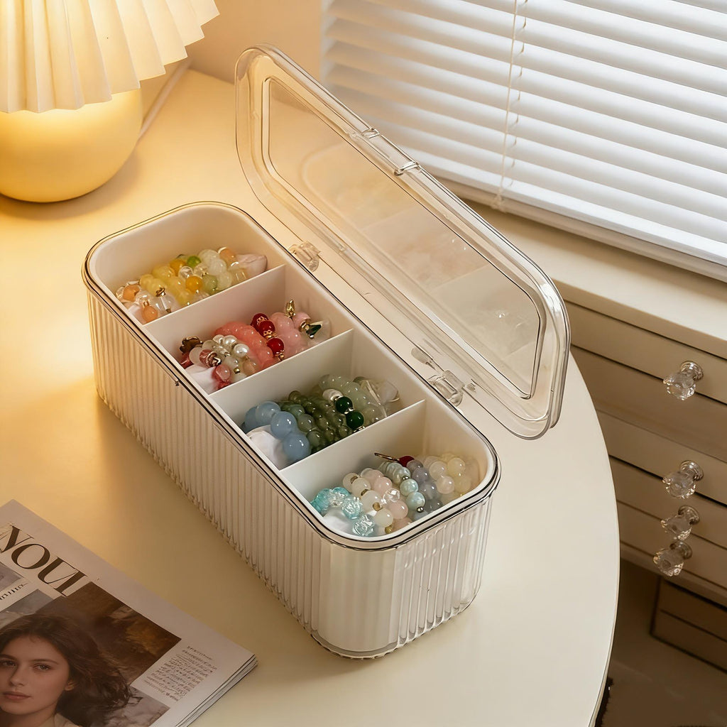 Shopclassyshop Dustproof crystal bracelet box bracelet Organizer display watch storage jewelry box bangle storage