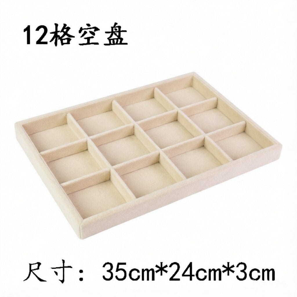Shopclassyshop super Extra Large velvet jewelry tray stackable display tray for earrings necklaces and rings for jewelry drawer organizer