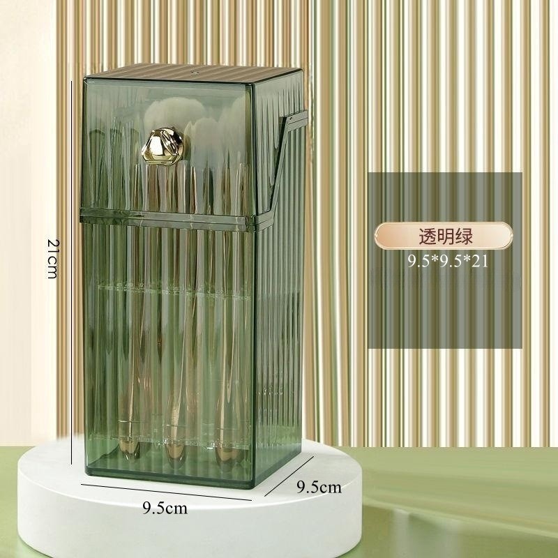 Shopclassyshop Light luxury makeup brush storage bucket desktop high-end  dust-py eye shadow brush