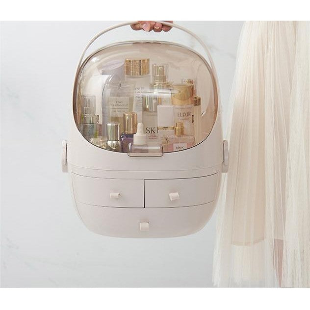 Shopclassyshop cosmetics storage box household organizer large desktop dustproof dressing table lipstick skin care  box