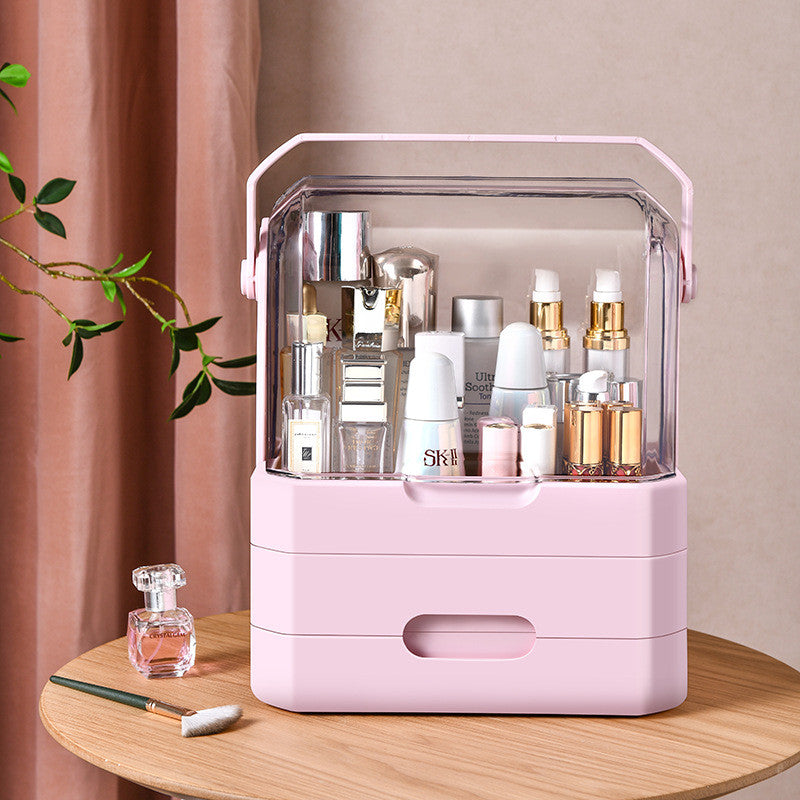Shopclassyshop Acrylic Transparent Organizer Drawer-type skin care product hand Backet high-grade cosmetics storage box