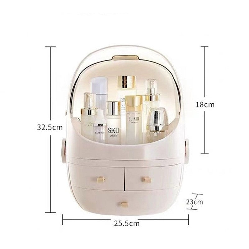 Shopclassyshop cosmetics storage box household organizer large desktop dustproof dressing table lipstick skin care  box