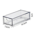 Shopclassyshop Desktop PET Dustproof Stackable Cosmetics Organizer Stationery Organiser Drawer Storage Box