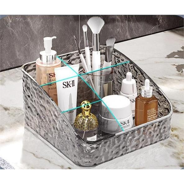 Shopclassyshop Water ripple mini Style Dustproof Stackable drawer desk Cosmetic Organizer storage box