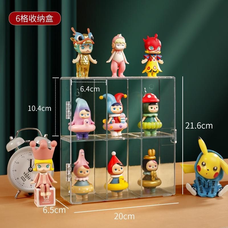 Shopclassyshop Pop Mart Blind Box organizer Display storage Acrylic Stand Figure Mart Display Wall Hanging Dust-proof