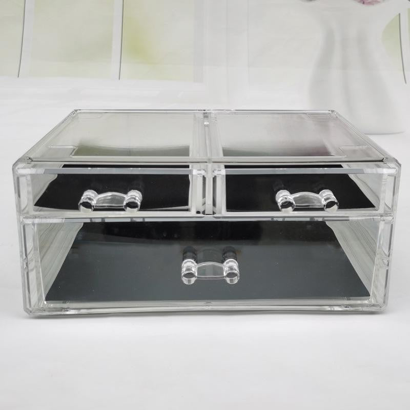 Shop Classy Acrylic cosmetics storage box Jewelry drawer-type organizer cabinet desktop storage rack
