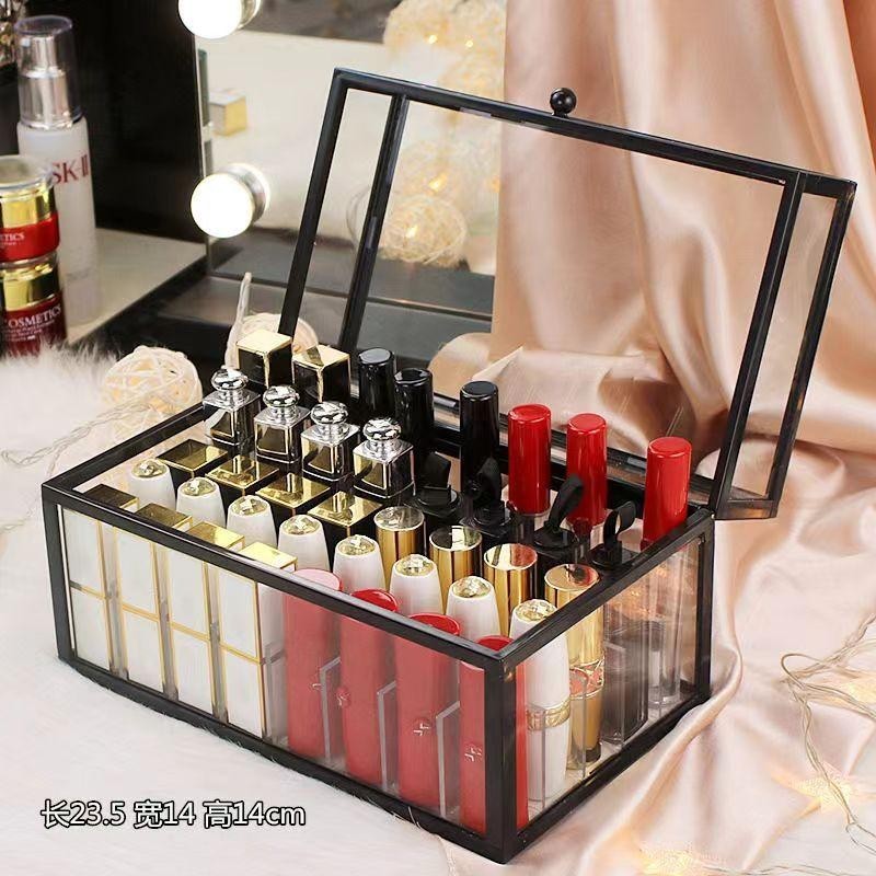 Shopclassyshop Glass Lipstick organizer Storage Box Makeup Organiser 40pcs / 24 pcs & 15 pcs
