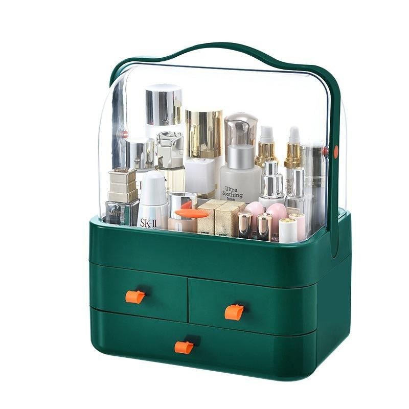 Acrylic Plastic Make Up Organizer Storage box Cosmetics Skin care products, facial mask,lipstick,dust-proof vanity