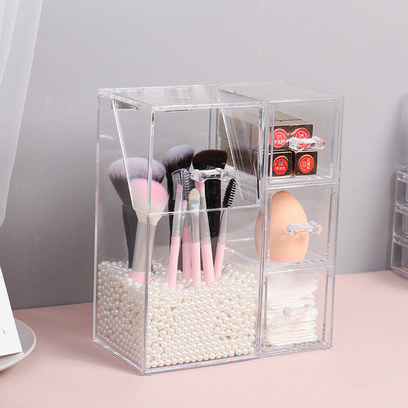Shopclassyshop Acrylic transparent Holder for Makeup Brush, eyebrow pencil, storage multipurpose