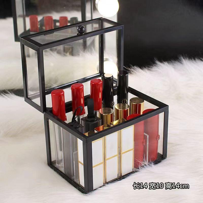 Shopclassyshop Glass Lipstick organizer Storage Box Makeup Organiser 40pcs / 24 pcs & 15 pcs