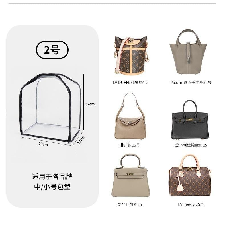 Premium brand Dust Bag, Transparent Moisture-proof Mildew-proof Protector Frosted PVC Luxury Bag Storage