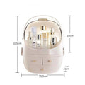 cosmetics storage box dust-proof home dormitory desktop large capacity dressing table skin care product storage rack