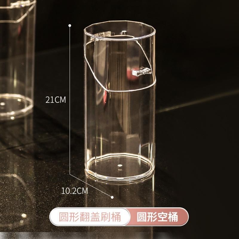 Shopclassyshop Acrylic plastic Brush holder Organizer eyebrow pencil beauty brush storage box cosmetics pen dust-proof