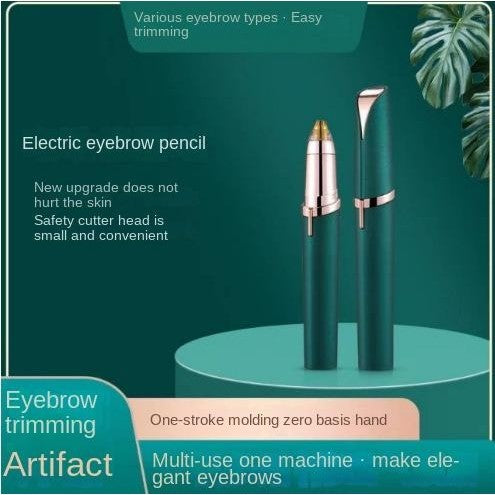 Electric eyebrow trimmer women's automatic eyebrow shaver beauty rechargeable shaving