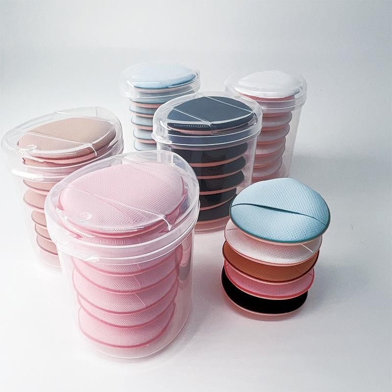 Powder puff thumb non-latex wet and dry MINI water droplet small fingertip concealer finger air cushion puff 6 boxes