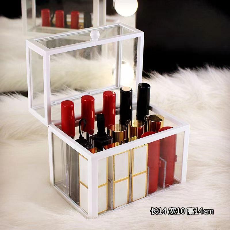 Shopclassyshop Glass Lipstick organizer Storage Box Makeup Organiser 40pcs / 24 pcs & 15 pcs