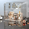 Shopclassy Transparent acrylic cosmetics skin care products dustproof finishing and storage Organizer
