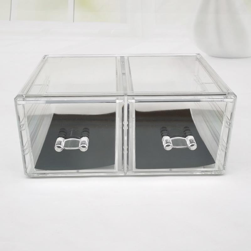 Shop Classy Acrylic cosmetics storage box Jewelry drawer-type organizer cabinet desktop storage rack