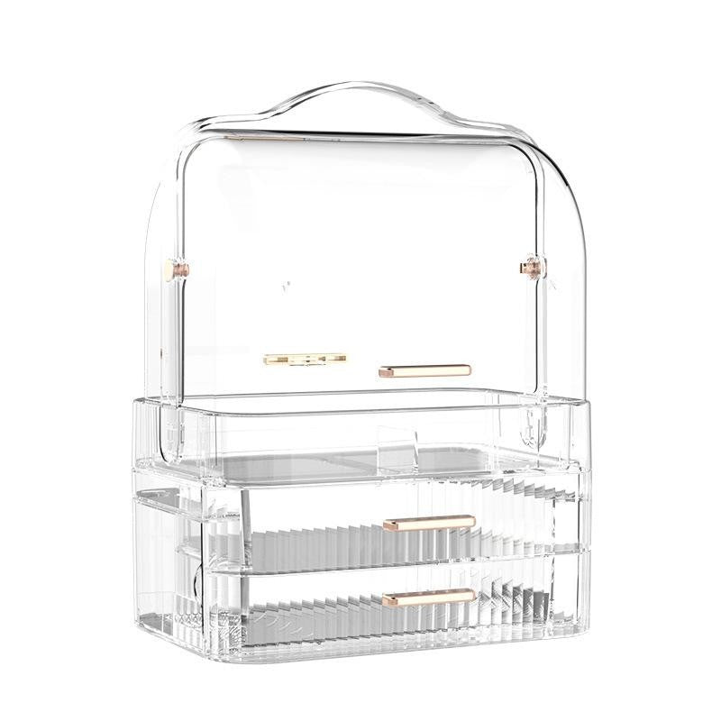 Cosmetic Acrylic skin care product storage box,desktop transparent storage box, dormitory lipstick storage rack