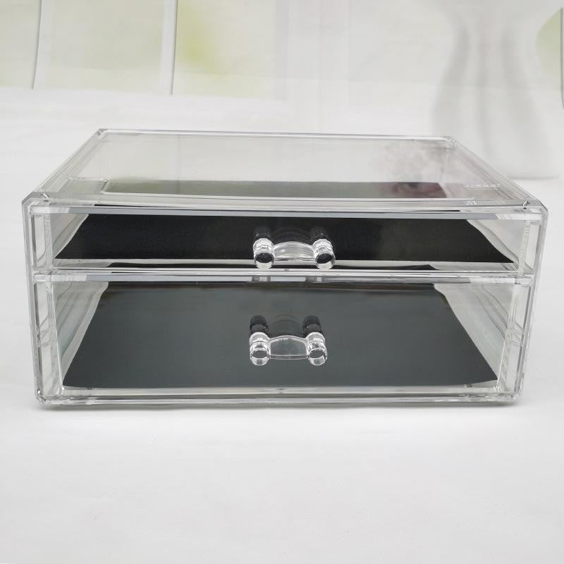 Shop Classy Acrylic cosmetics storage box Jewelry drawer-type organizer cabinet desktop storage rack