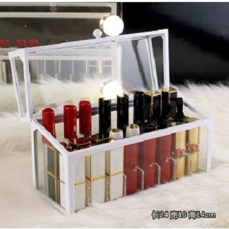 Shopclassyshop Glass Lipstick organizer Storage Box Makeup Organiser 40pcs / 24 pcs & 15 pcs