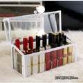 Shopclassyshop Glass Lipstick organizer Storage Box Makeup Organiser 40pcs / 24 pcs & 15 pcs
