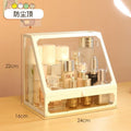 Hight-end GlassTop Perfume organizer Cosmetics Glass Makeup Box Organizer 24x16x22cm