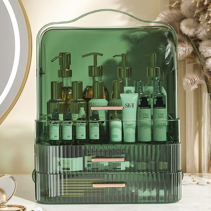 Cosmetic Acrylic skin care product storage box,desktop transparent storage box, dormitory lipstick storage rack
