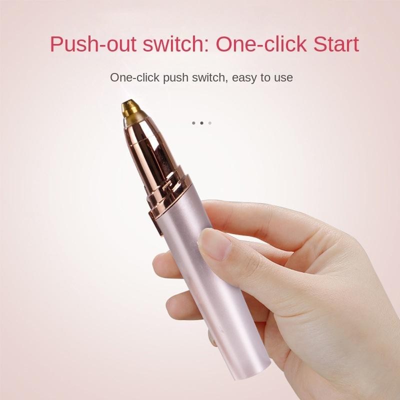 Electric eyebrow trimmer women's automatic eyebrow shaver beauty rechargeable shaving