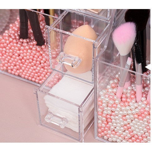 Shopclassyshop Acrylic transparent Holder for Makeup Brush, eyebrow pencil, storage multipurpose