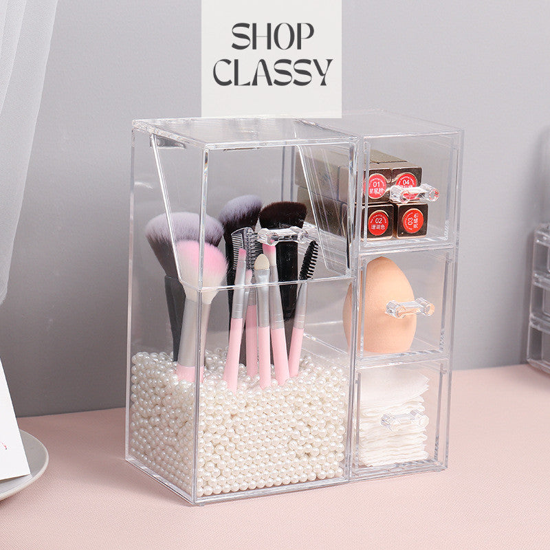 Shopclassyshop Acrylic transparent Holder for Makeup Brush, eyebrow pencil, storage multipurpose