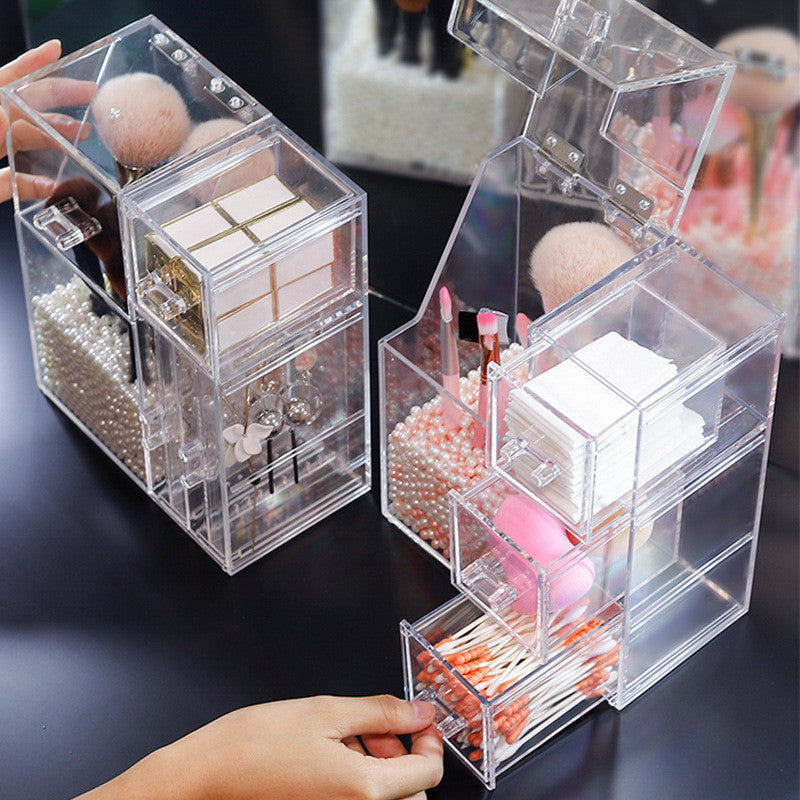 Shopclassyshop Acrylic transparent Holder for Makeup Brush, eyebrow pencil, storage multipurpose