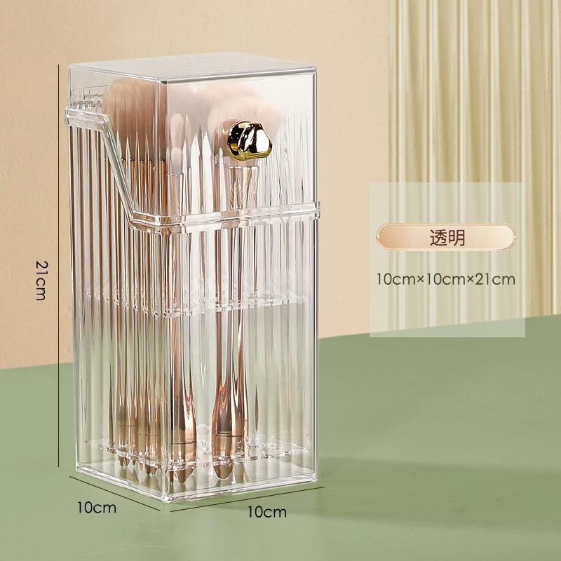 Shopclassyshop Light luxury makeup brush storage bucket desktop high-end  dust-py eye shadow brush