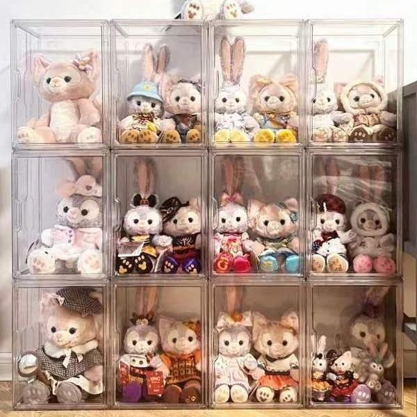 Shopclassyshop Perfume/Toy storage box display cabinet dust-proof transparent large table cosmetics skincare