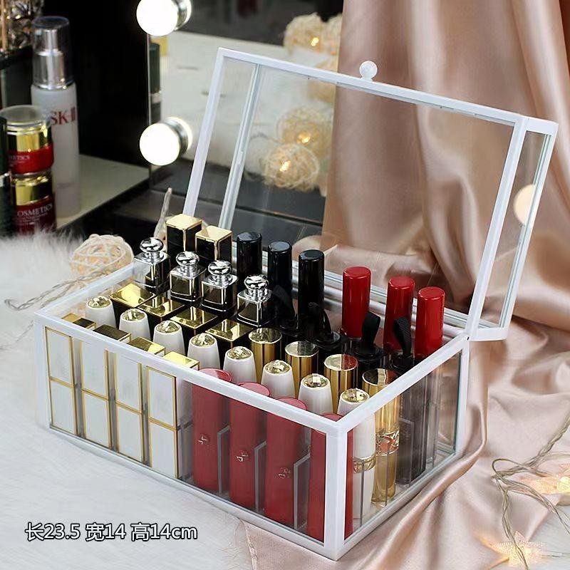 Shopclassyshop Glass Lipstick organizer Storage Box Makeup Organiser 40pcs / 24 pcs & 15 pcs