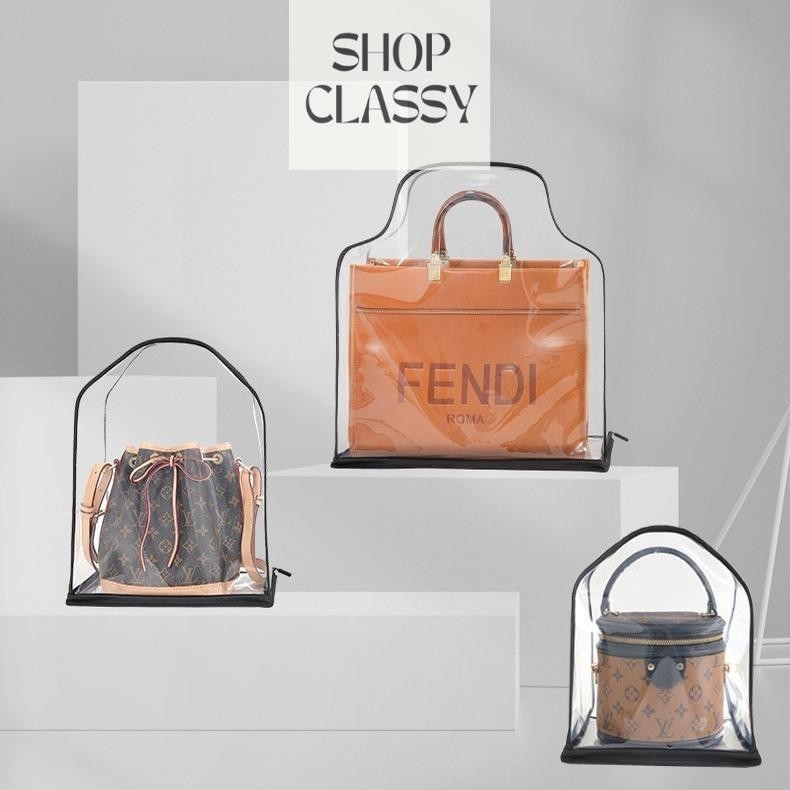 Premium brand Dust Bag, Transparent Moisture-proof Mildew-proof Protector Frosted PVC Luxury Bag Storage