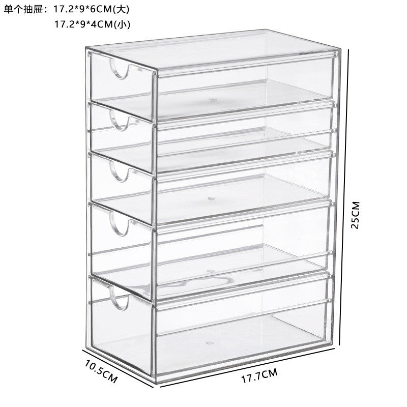 Shopclassyshop Desktop Multi-layer Stackable Coffee and Tea Bag organizer Drawer-type Dust-proof storage box