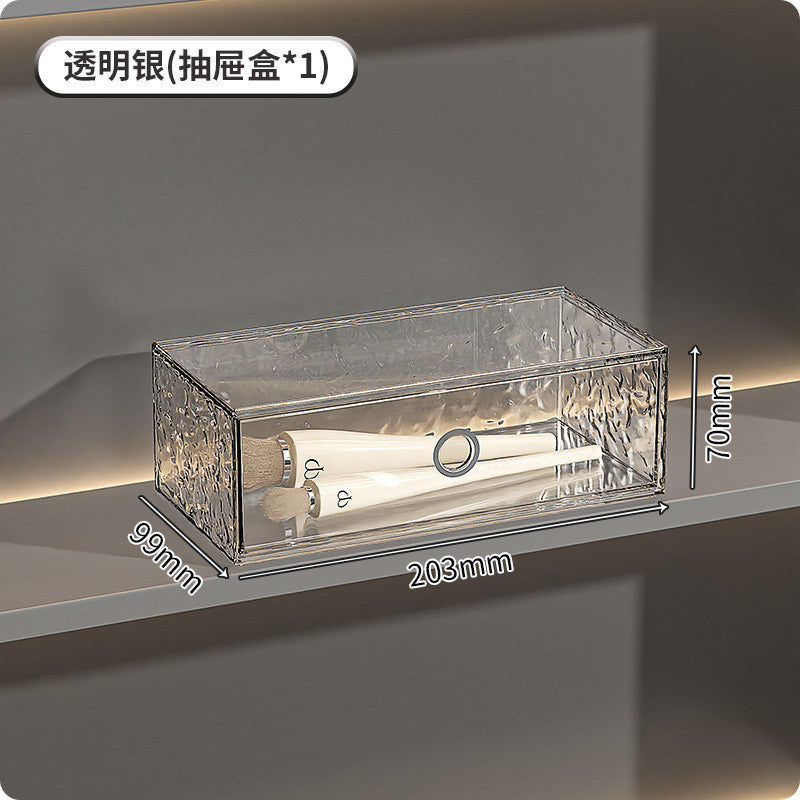 Shopclassyhsop Bathroom mirror cabinet organizer storage box bathroom vanity counter cosmetics shelf