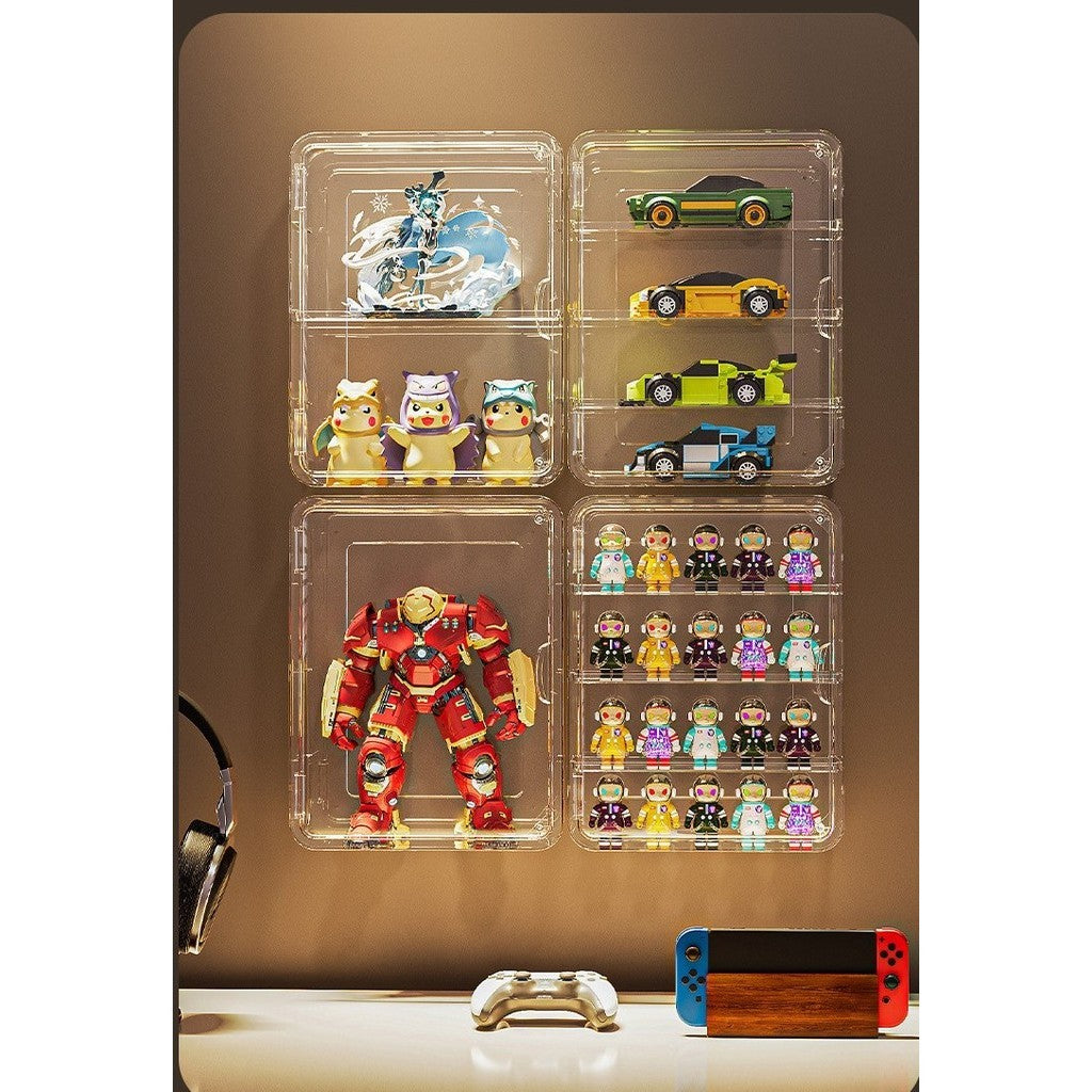 Shopclassyshop Wall-mounted multilayer cosmetics shelf perfume dresser tabletop skincare storage box