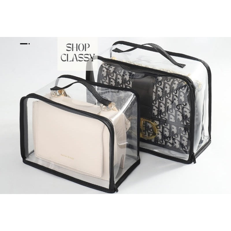 Shopclassyshop Transparent high-value large-capacity waterproof travel storage bag Bag protector pvc